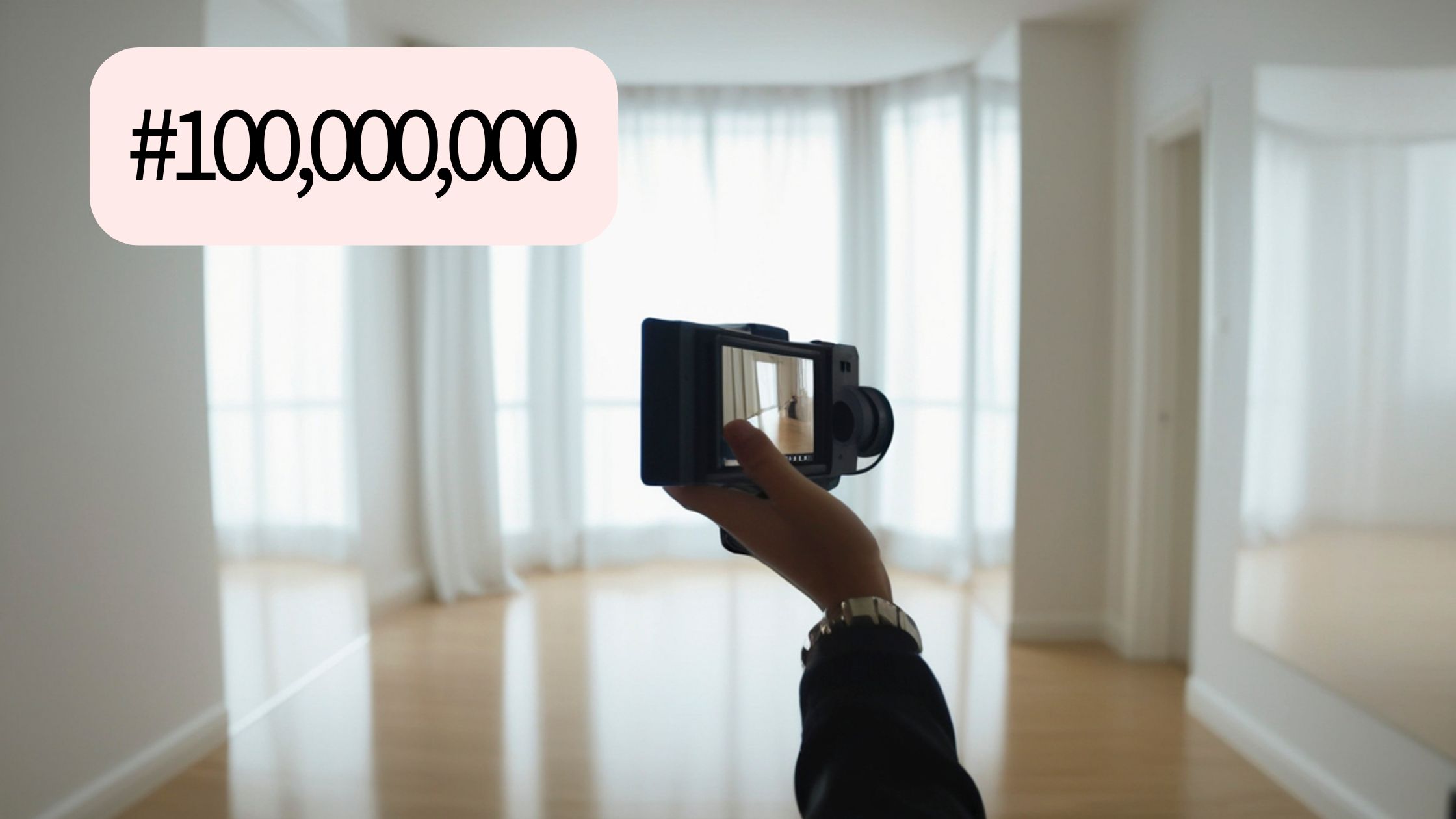 Professional photographer taking high-resolution property photos inside a staged Nigerian home to optimize real estate listings for online buyers.