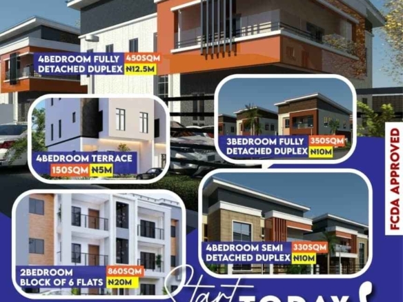 JELIPP ESTATE PLOT OF LAND FOR SALE (150 Sqm for a 4-Bedroom Terrace Duplex)