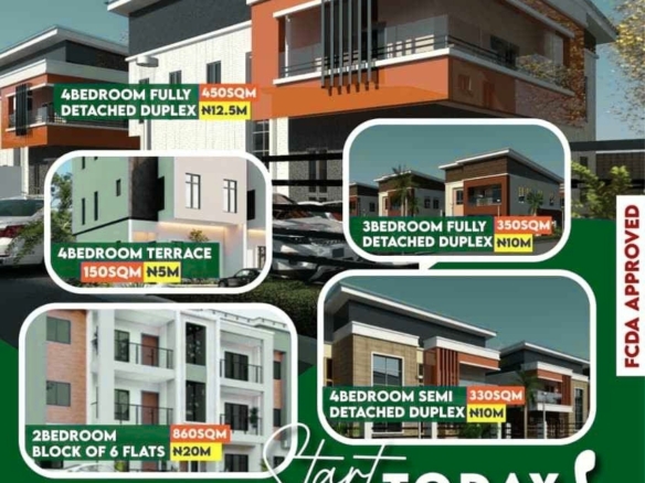 JELIPP ESTATE PLOT OF LAND FOR SALE (330 Sqm for a 4-Bedroom semi-detached duplex)
